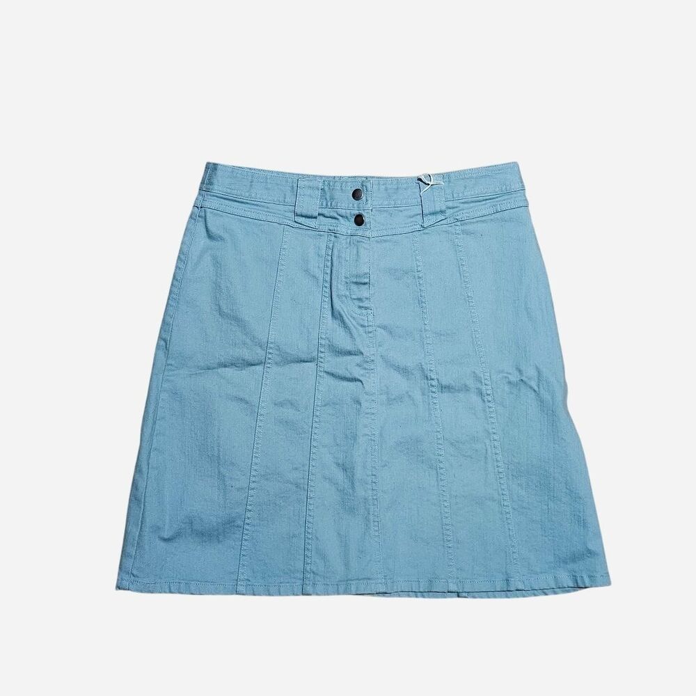 Christopher & Banks Light Blue A-Line Skirt